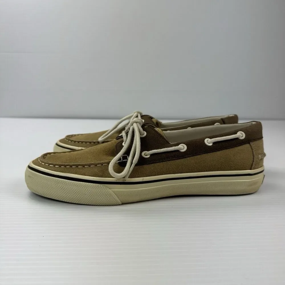 G.H. Bass Otis Boat Shoes Mens 10.5M Brown Tan Leather Deck Moc Casual